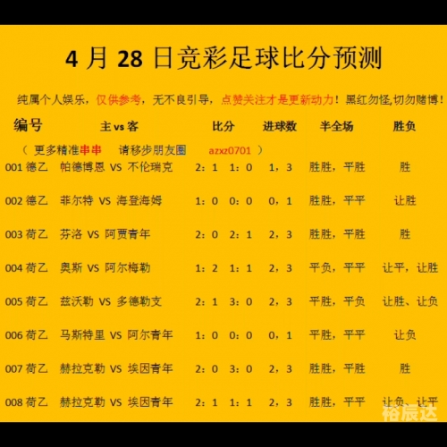 今日精准预测推荐今日精准预测推荐-第2张图片