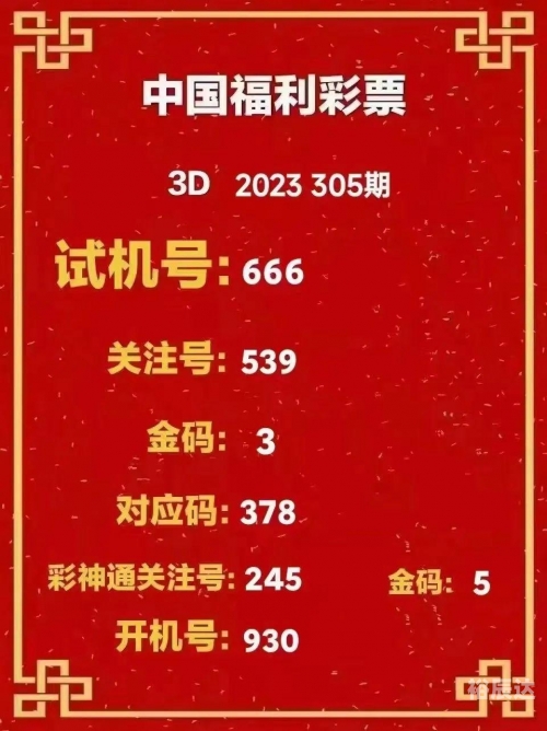 今晚3D开奖结果查询-第2张图片
