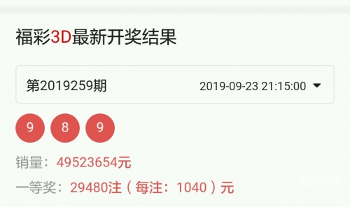 2019开奖结果回顾-第2张图片