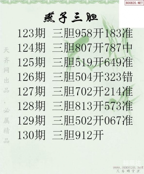 牛彩网福彩3d字谜九