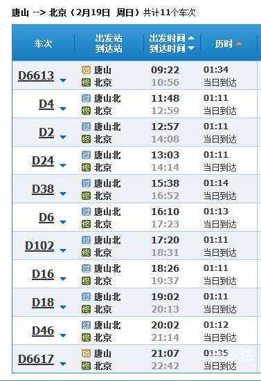 北京到重庆动车时刻表-第2张图片