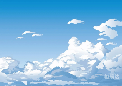天空彩彯与你同行