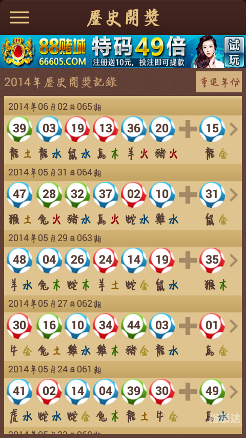 2019年六给彩开奖结果走势图2019年六给彩开奖结果回顾-第2张图片