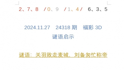 3D福彩字谜总汇大全3D福彩字谜总汇大全-第2张图片