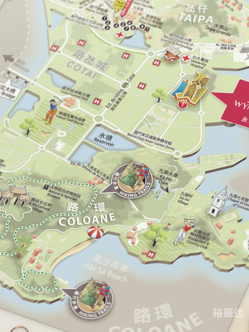 澳门3d地图澳门3D地图