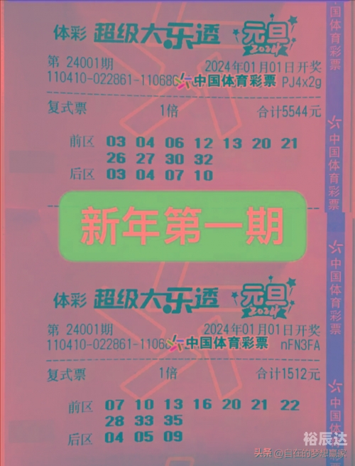 大乐透最新彩票结果揭晓