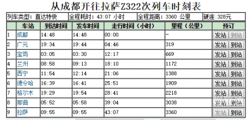 成都到西昌火车时刻表成都到西昌火车时刻表