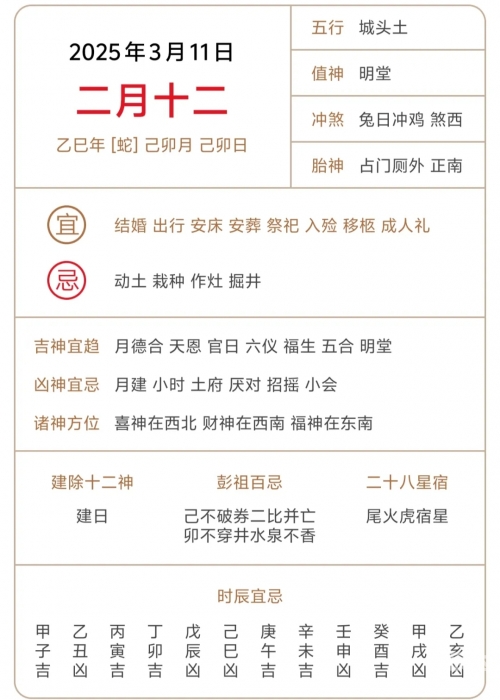 万年历黄道吉日万年历黄道吉日-第2张图片