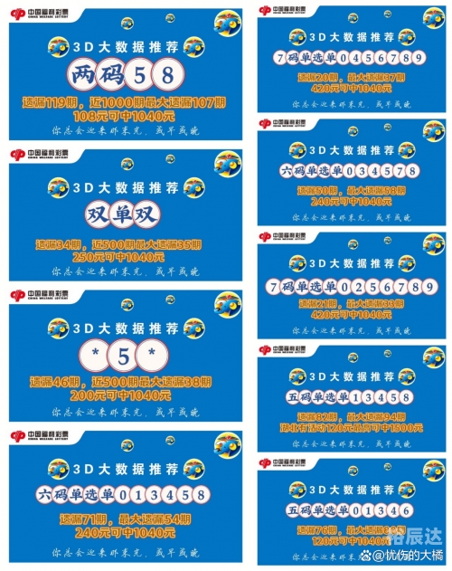 今日福彩3D字谜总汇-第3张图片