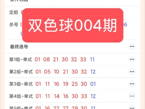 双色球100%精准预测双色球100%精准预测