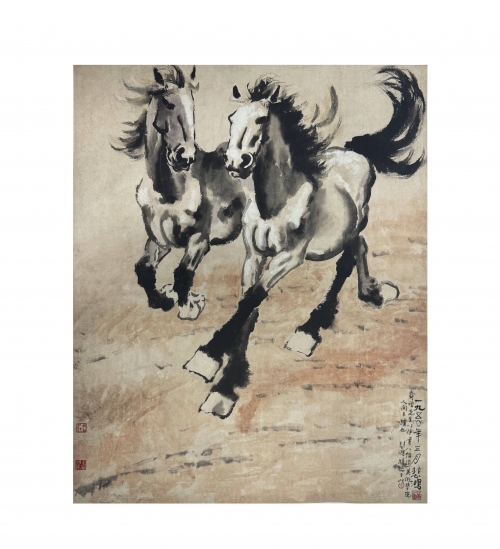 八马骏图八马骏图，中华文化的瑰宝-第2张图片