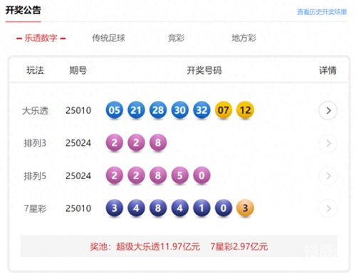 排列5开奖结果体彩排列5开奖结果体彩揭秘