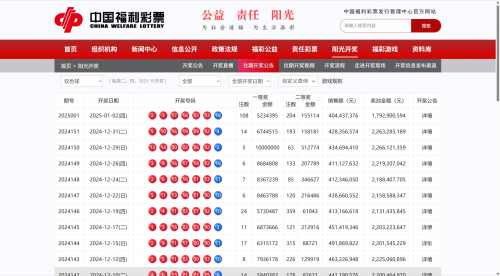 福利彩票中奖号码查询 双色球单式福利彩票中奖号码查询