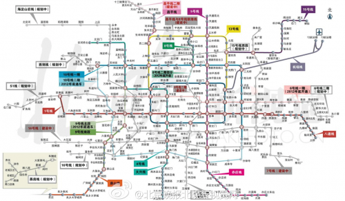 北京地铁图线路北京地铁图，畅游城市脉络