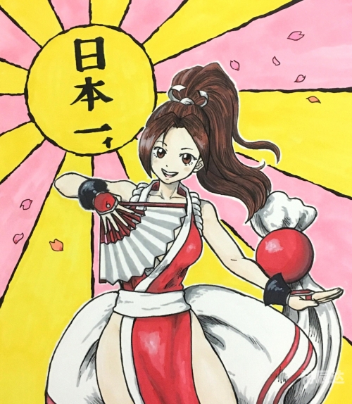 拳皇漫画中的不知火舞，魅力与技巧-第2张图片