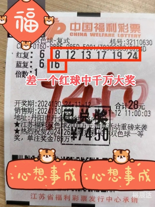 双色球6+1精双色球精选一注6十1，幸运的启示-第2张图片