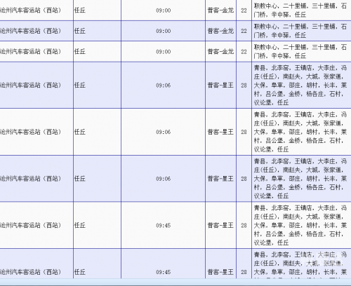 沧州站列车时刻表-第2张图片