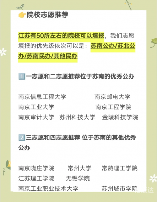 江苏省模拟填报志愿攻略