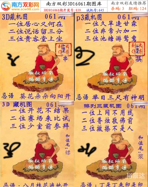 今日3d正版藏机图藏机图汇总今日藏机图谜语天中图库今日3D正版藏机图揭秘-第3张图片