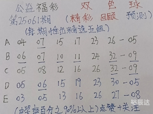 双色球预测专家最准双色球预测专家最准文章-第2张图片