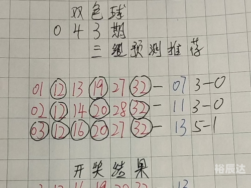 双色球预测最准确的文章-第3张图片