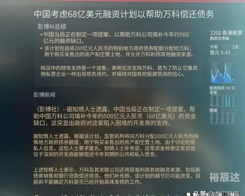 万科融资万科融资策略与挑战