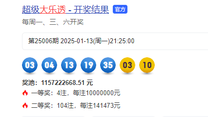 大乐透最新开奖号揭晓-第2张图片