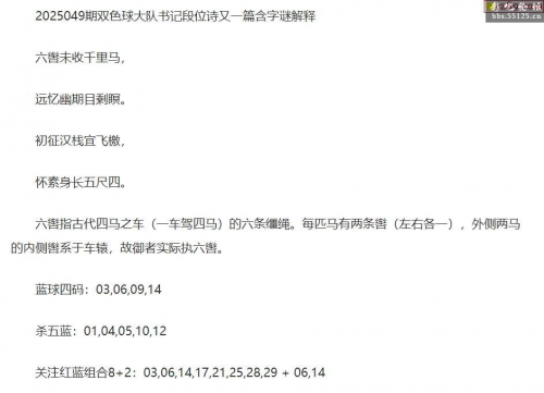 双色球预测论坛文章-第2张图片
