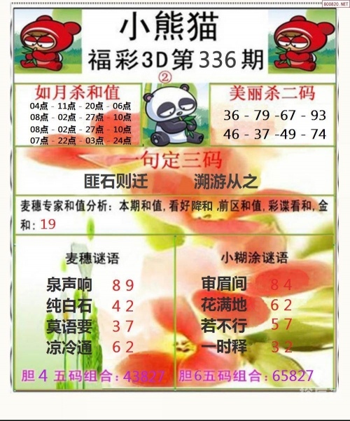 福利彩票3D字谜总汇-第1张图片