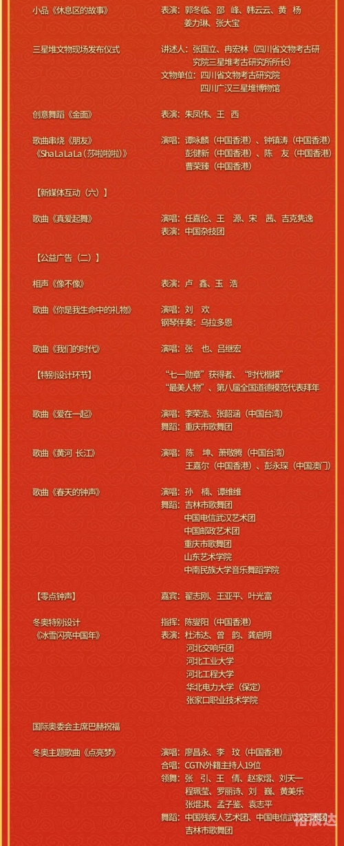 北京卫视春节晚会2023年节目单北京卫视春节晚会2023年节目单-第1张图片