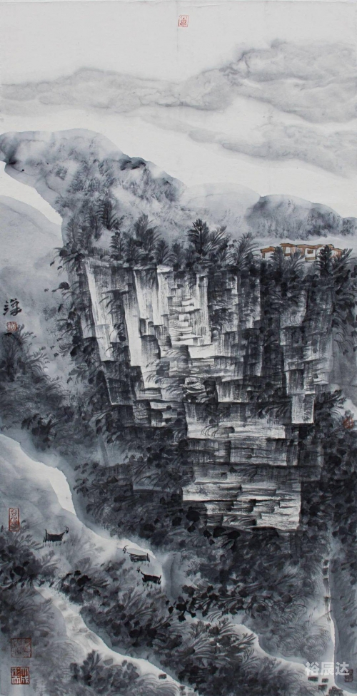 六合图六合图，天地间的艺术画卷-第1张图片