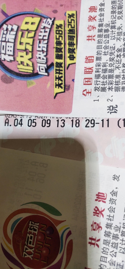 双色球精选一注6十1，幸运的启示