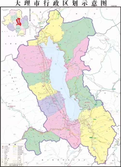大理市地图大理市地图详解-第3张图片